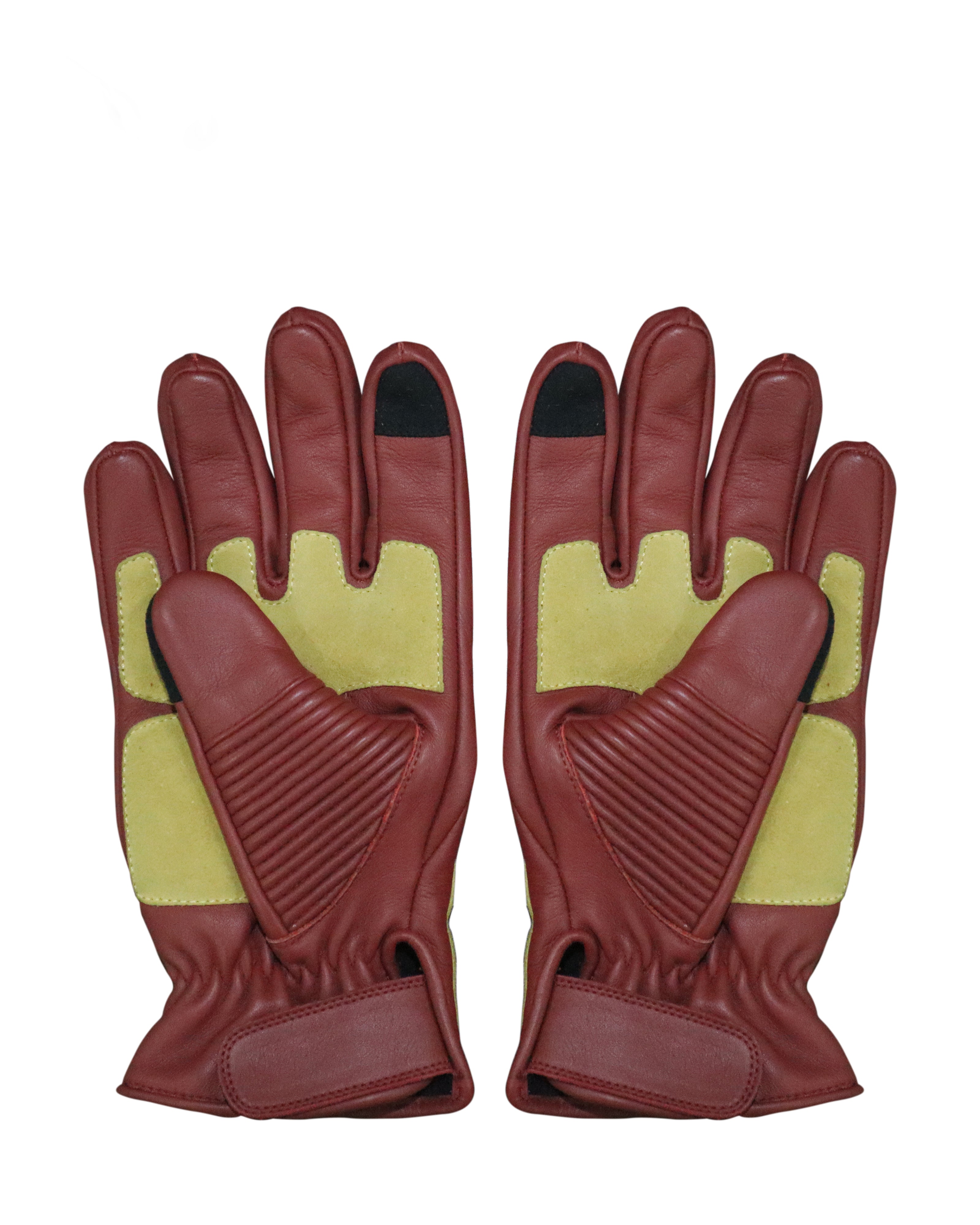 Gloves Leather (Maroon)