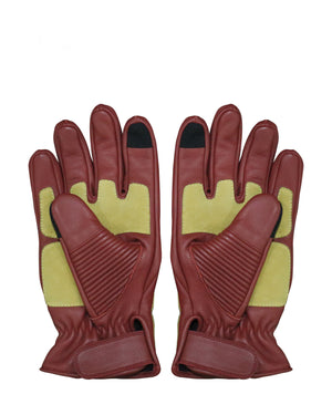 Gloves Leather (Maroon)