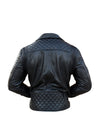 high quality quilted leather jacket
