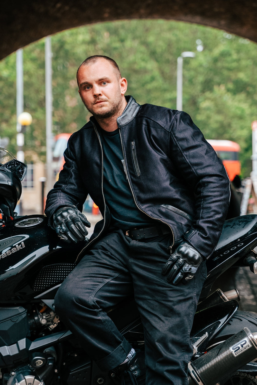 Mesh Biker Jacket by oz motogear