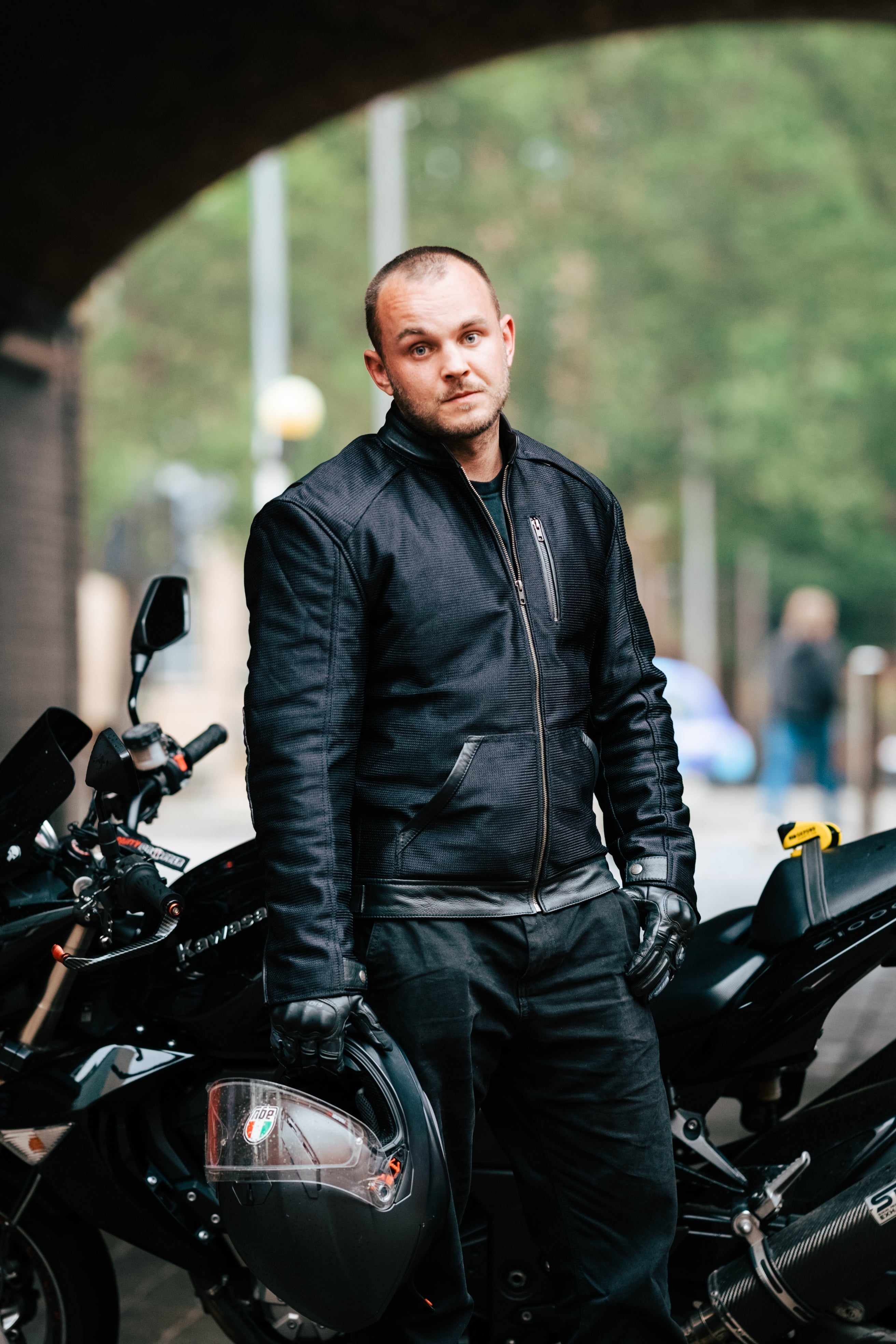 Mesh Biker Jacket