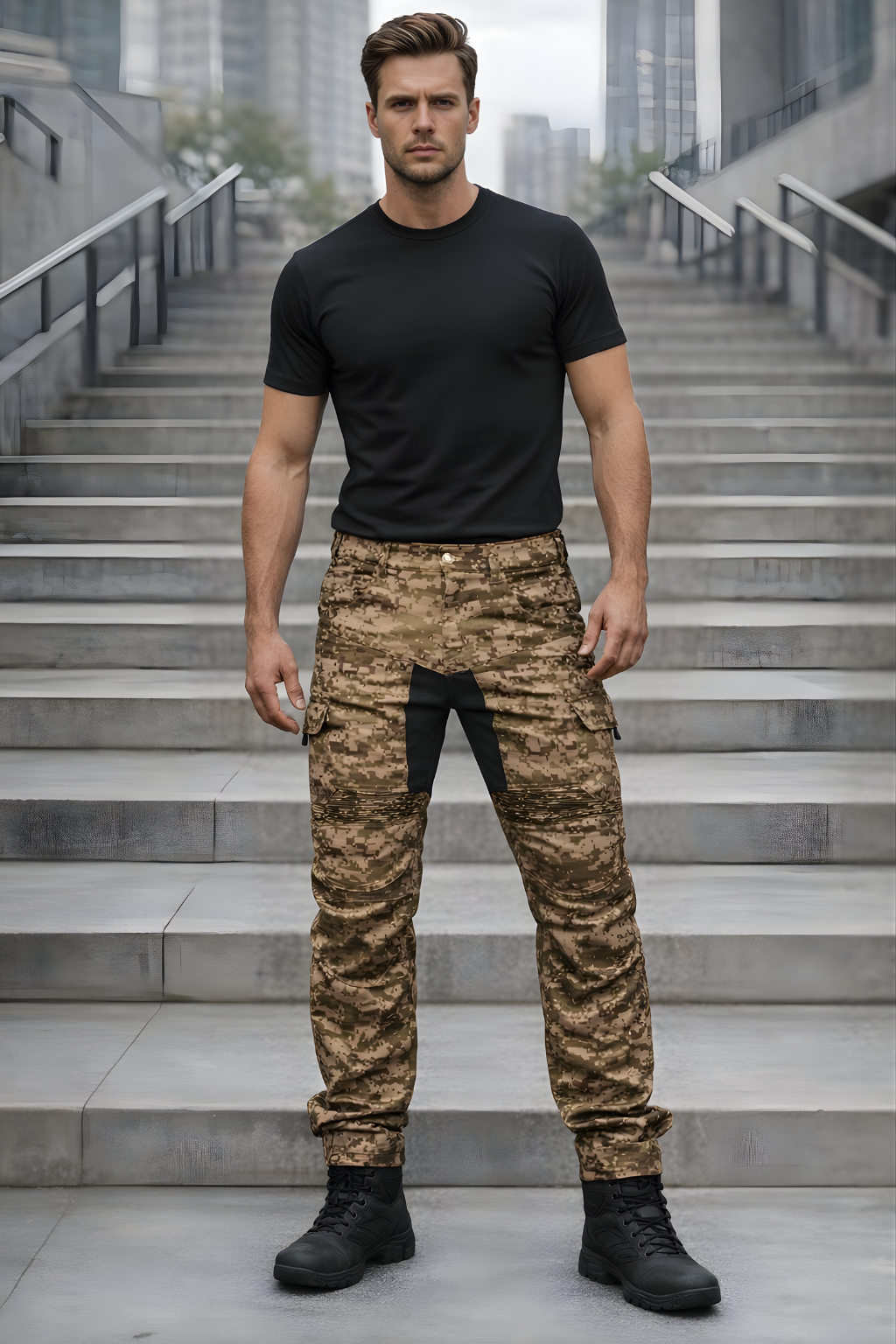 Men's Mesh Trouser CamoMatrix ProGuard Brown - OZ MOTOGEAR