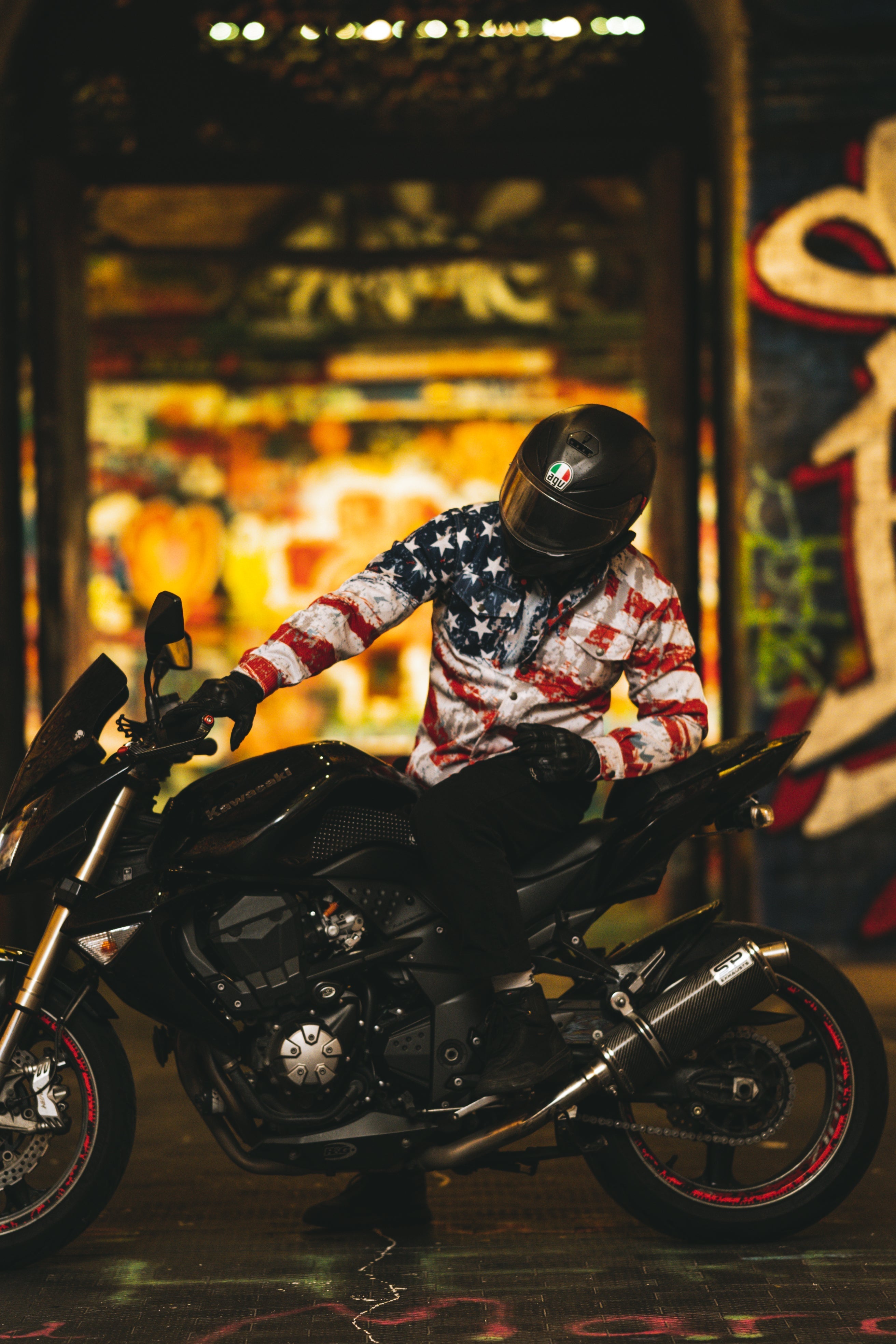 American Shirt-Patriot Mesh Shirt