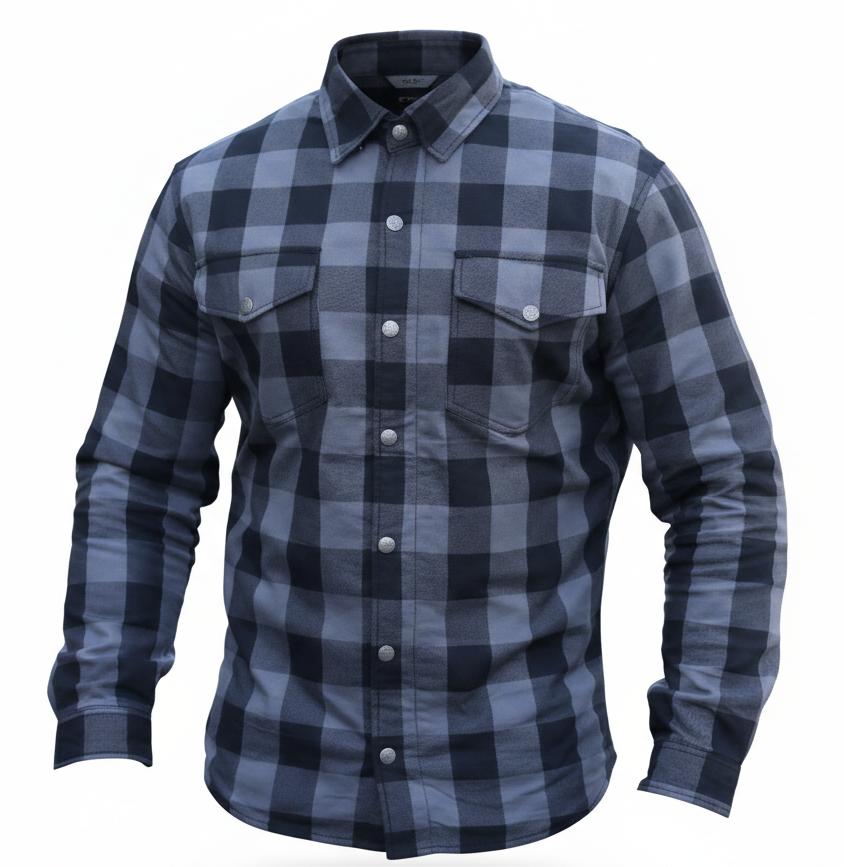Grey protective  Flannel Shirt CE AA-RATED