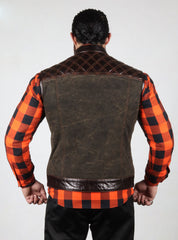 (New) Motorbike Vest American orange