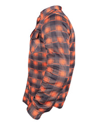 Mesh Shirt Orange Check