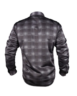 Summer Mesh Shirt Check Grey & Black