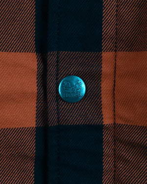 Orange and Black Flannel (Kevlar Lined) - CE AA Rated