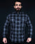 Kevlar Lined Flannel Shirt (Grey-Black) - CE AA Rated