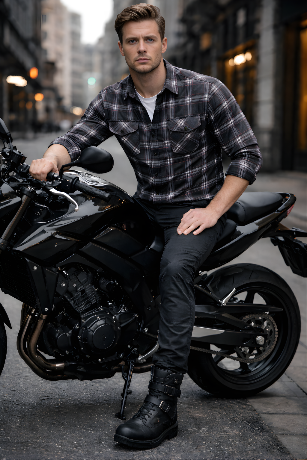 Men's Black Mesh Pants