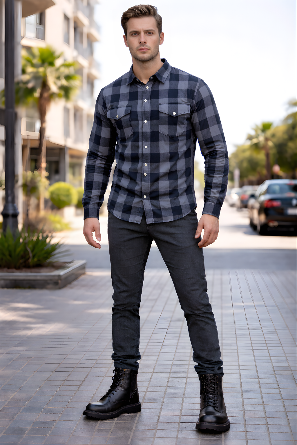 Thunder Denim Single-Layer Armored Pant