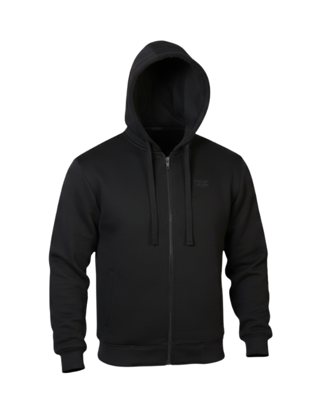 CE AA Certified Zippered Protective Kevlar Hoodie