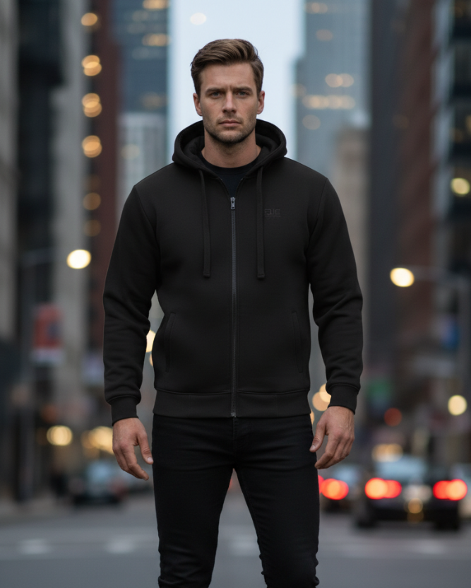 CE AA Certified Zippered Protective Kevlar Hoodie