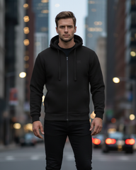 CE AA Certified Zippered Protective Kevlar Hoodie