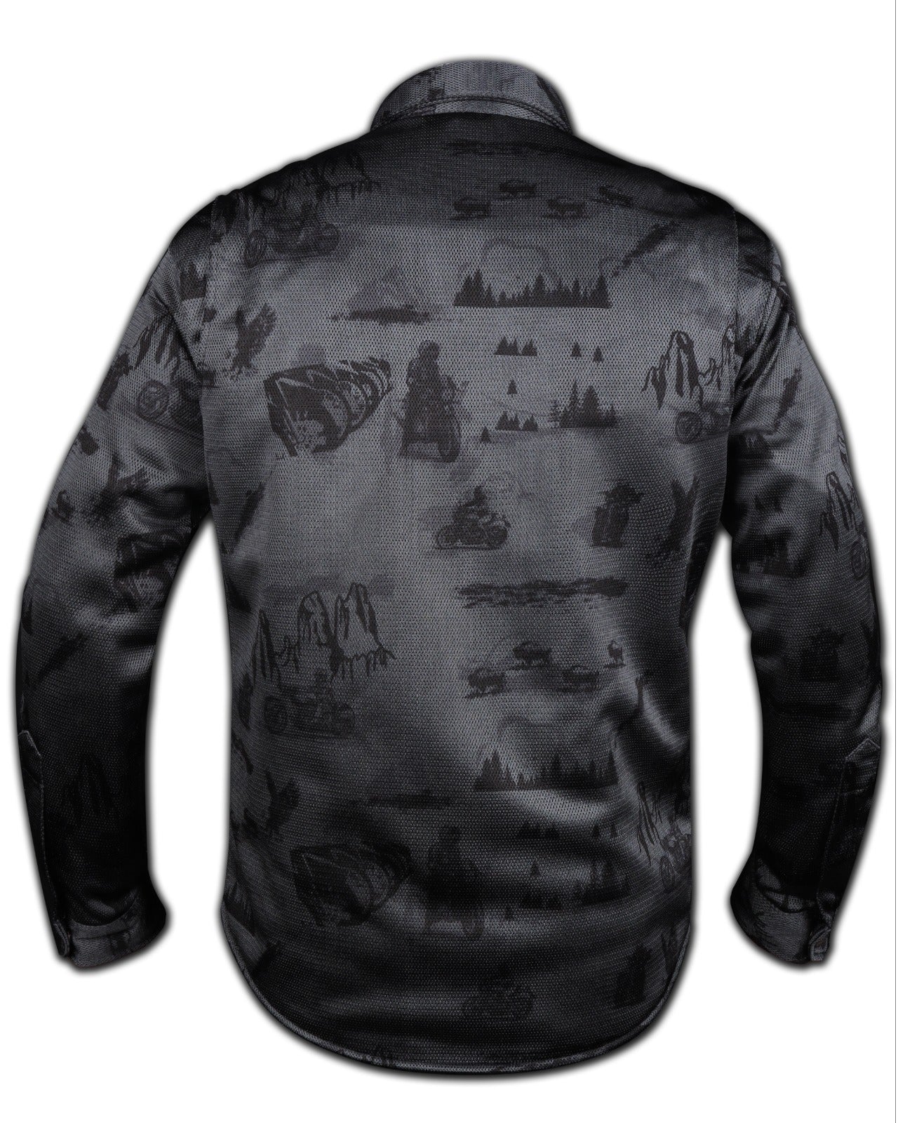 Mesh Shirt with MotoScape Graphic