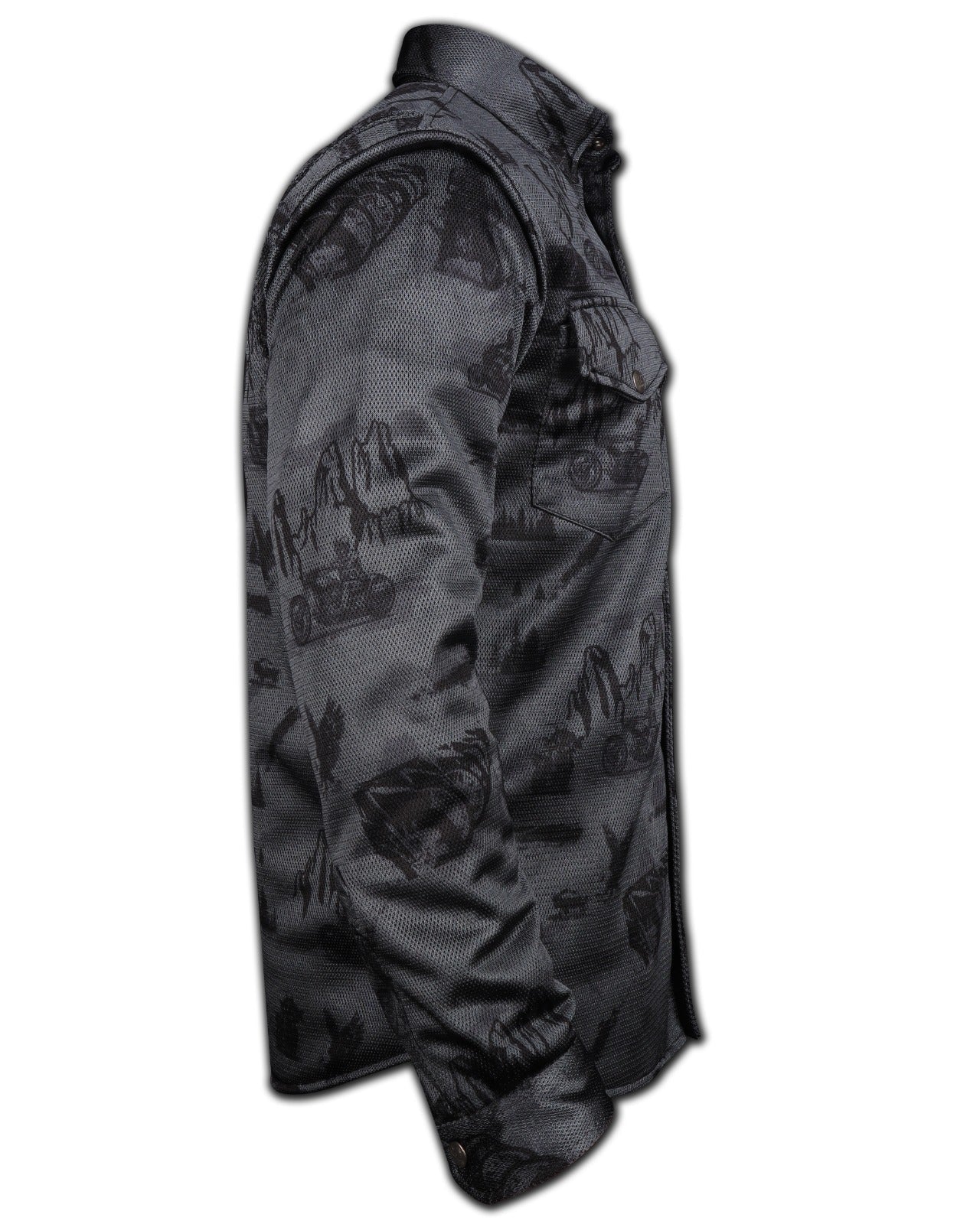 Mesh Shirt with MotoScape Graphic
