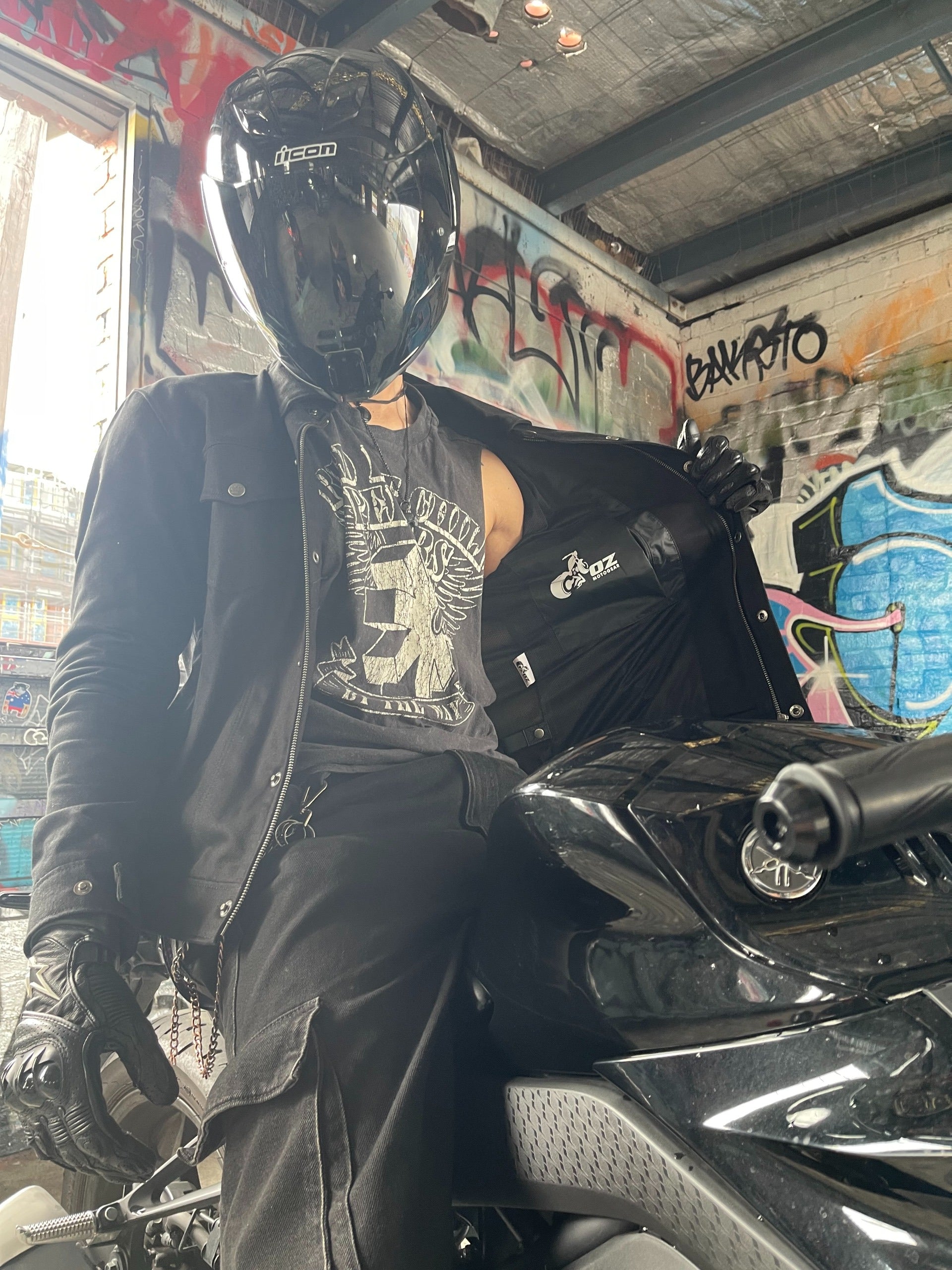 Kevlar protective jacket - Denim Style