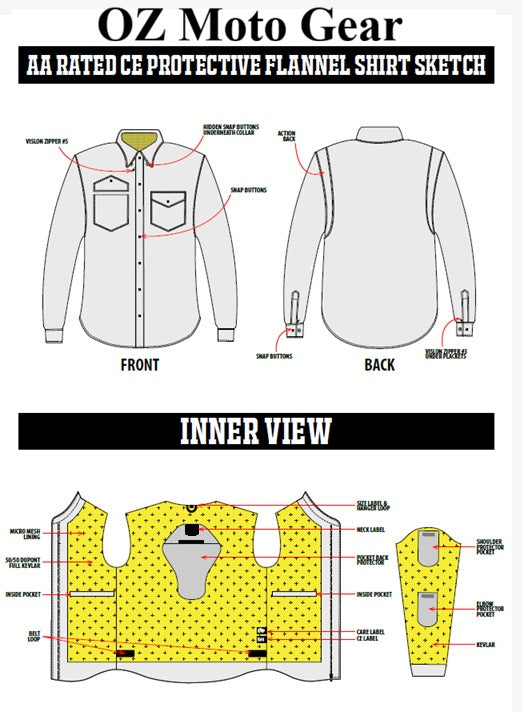 motorcycle shirt with armor