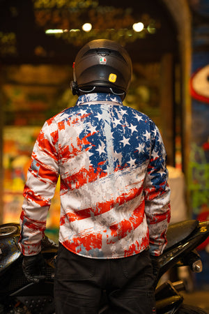 patriot american biker shirt