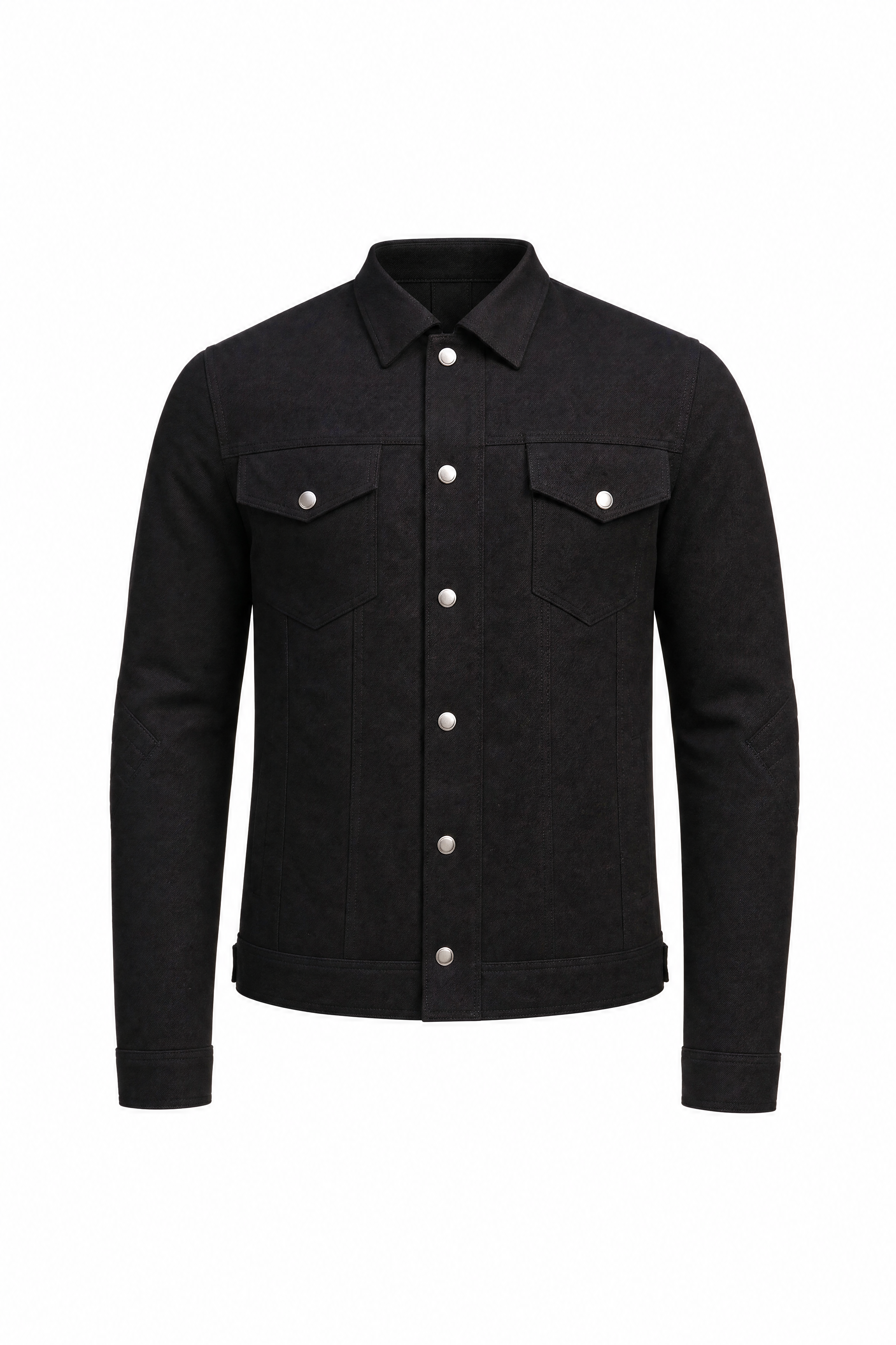 Men's Kevlar Protective Jacket Black - Denim Style - OZ MOTOGEAR