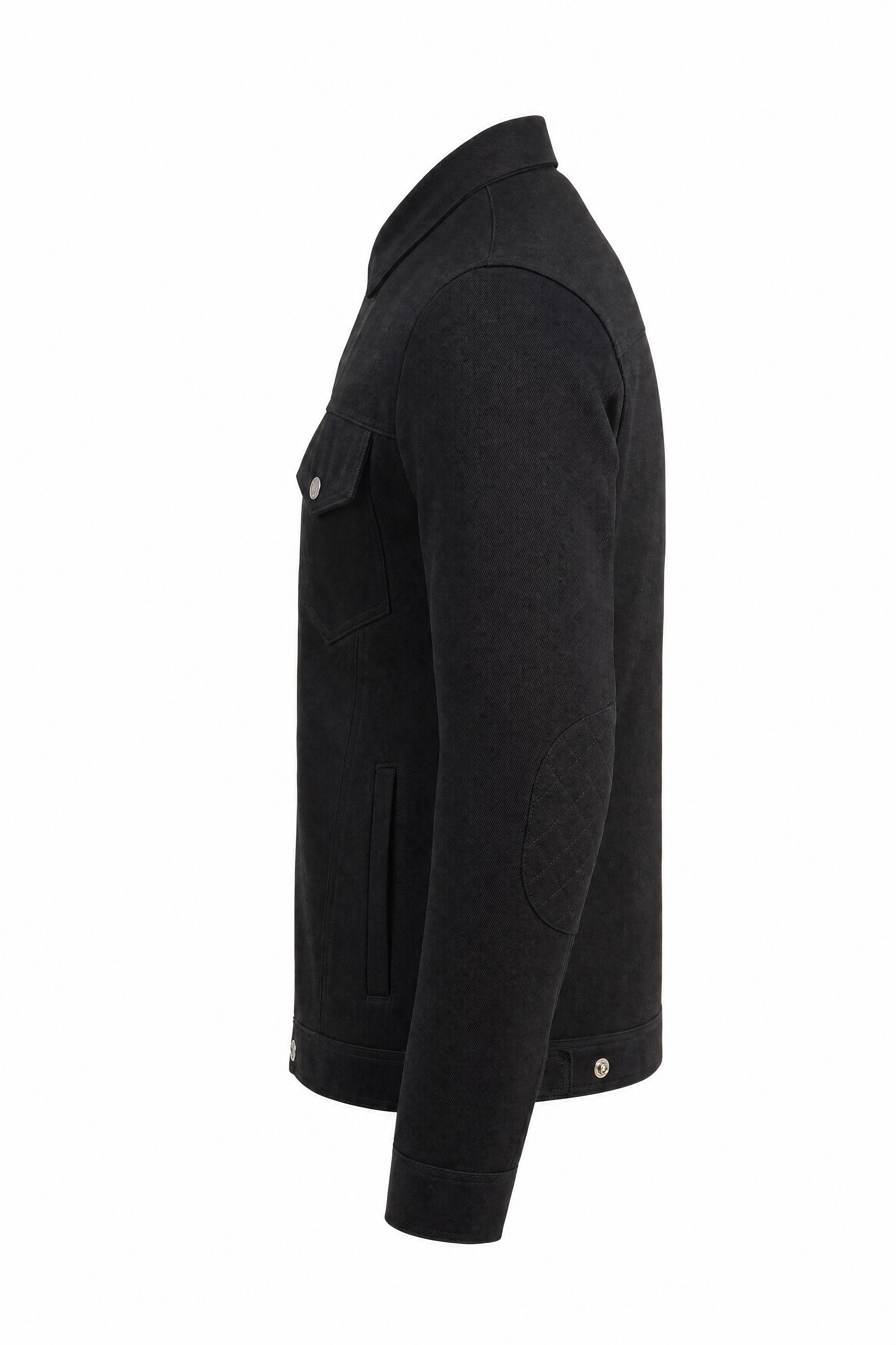 Men's Kevlar Protective Jacket Black - Denim Style - OZ MOTOGEAR