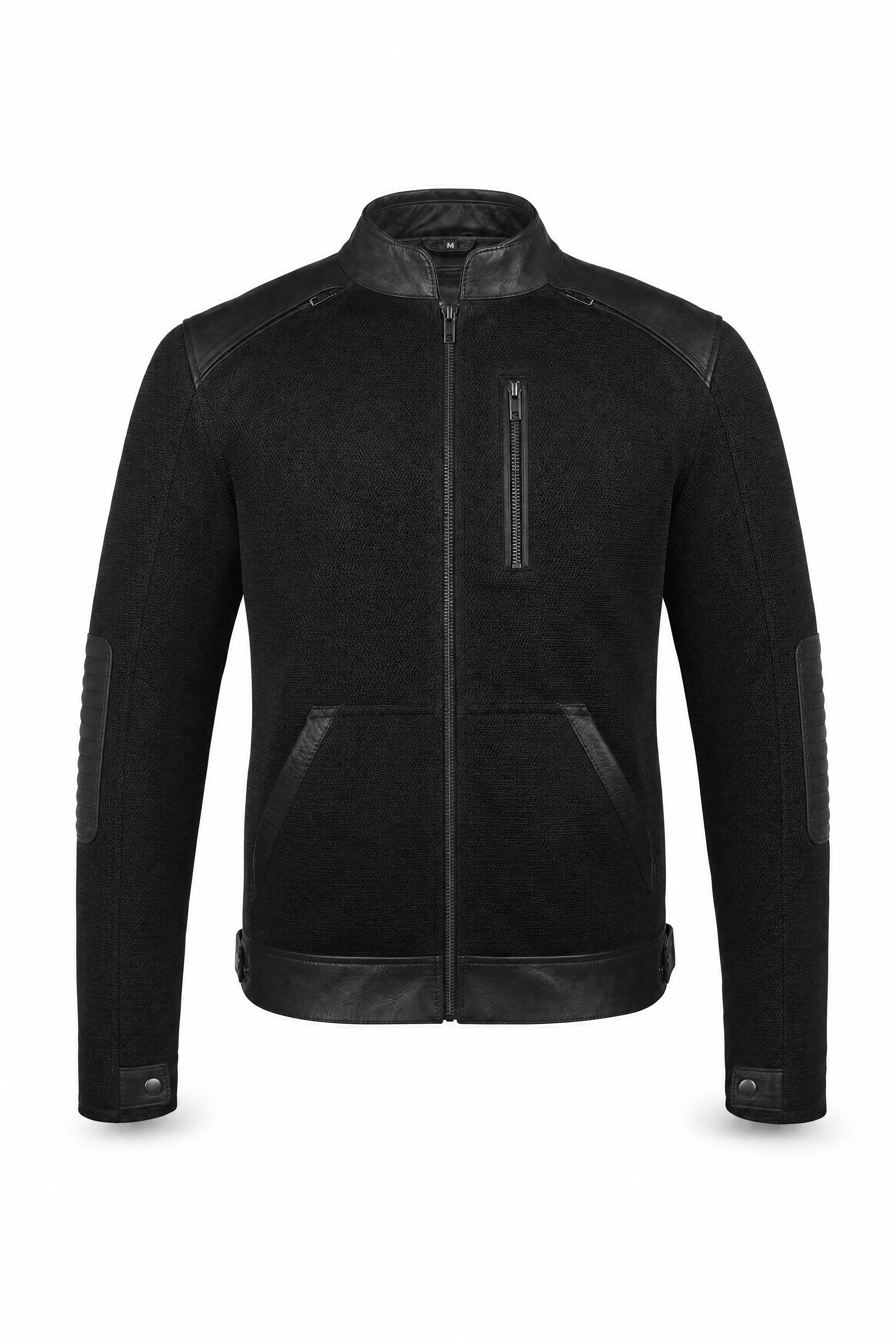 Men's Mesh Biker Jacket Black - Level 2 Protection - OZ MOTOGEAR