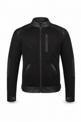 Men's Mesh Biker Jacket Black - Level 2 Protection - OZ MOTOGEAR