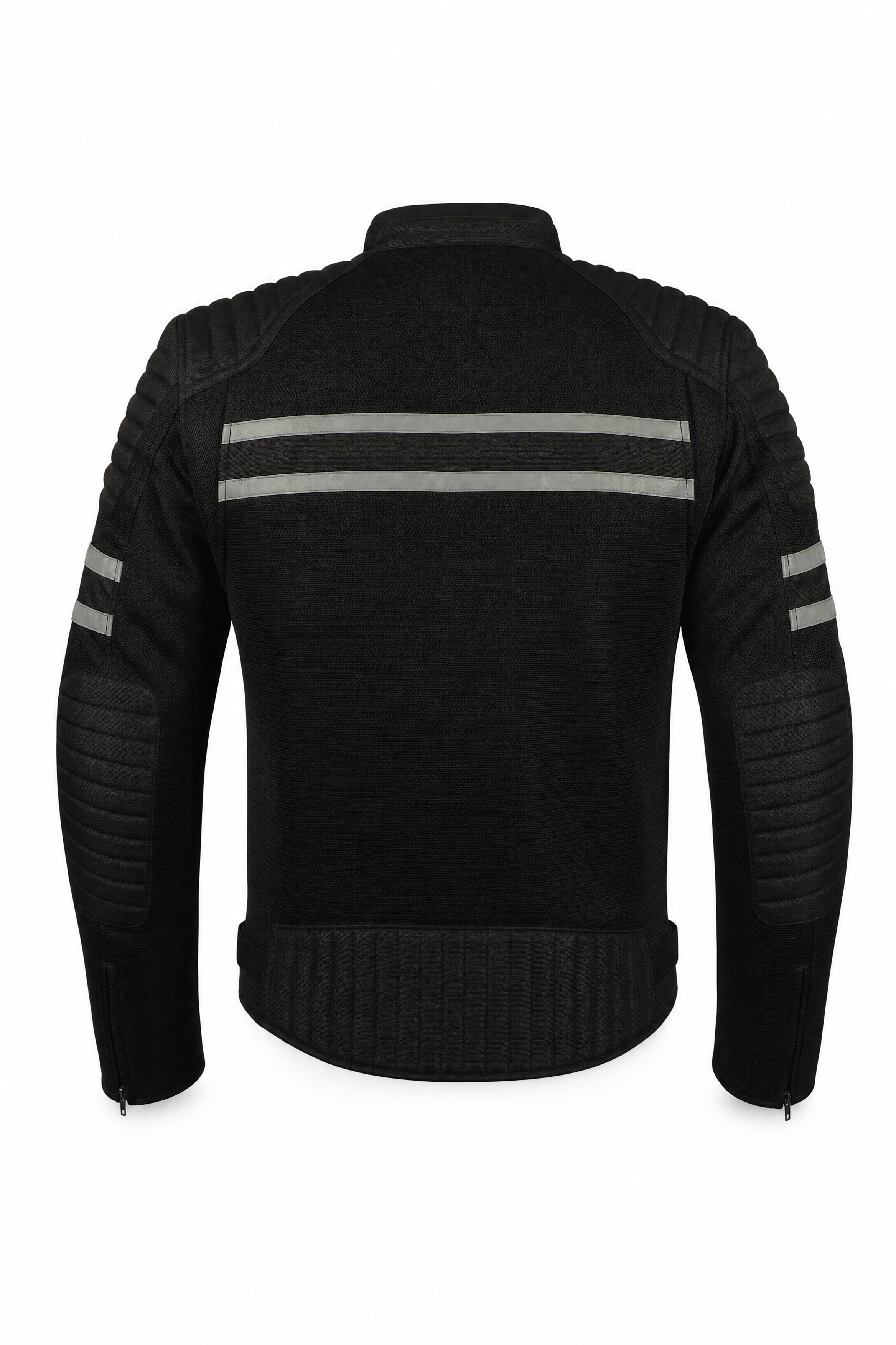 Men's Mesh Jacket Streetwear Black - Level 2 Protection - OZ MOTOGEAR