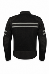 Men's Mesh Jacket Streetwear Black - Level 2 Protection - OZ MOTOGEAR