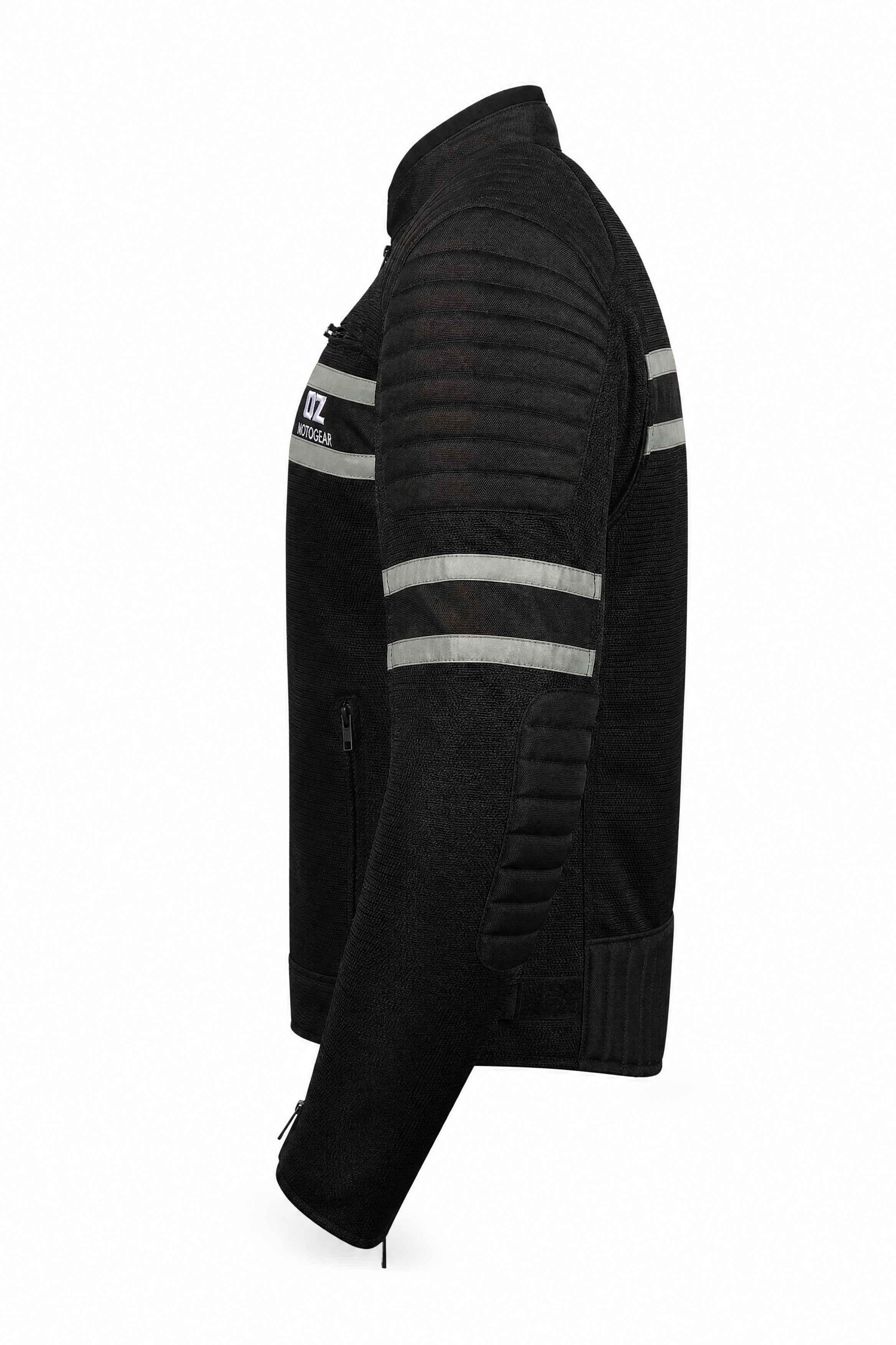 Men's Mesh Jacket Streetwear Black - Level 2 Protection - OZ MOTOGEAR
