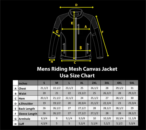 mesh canvas jacket